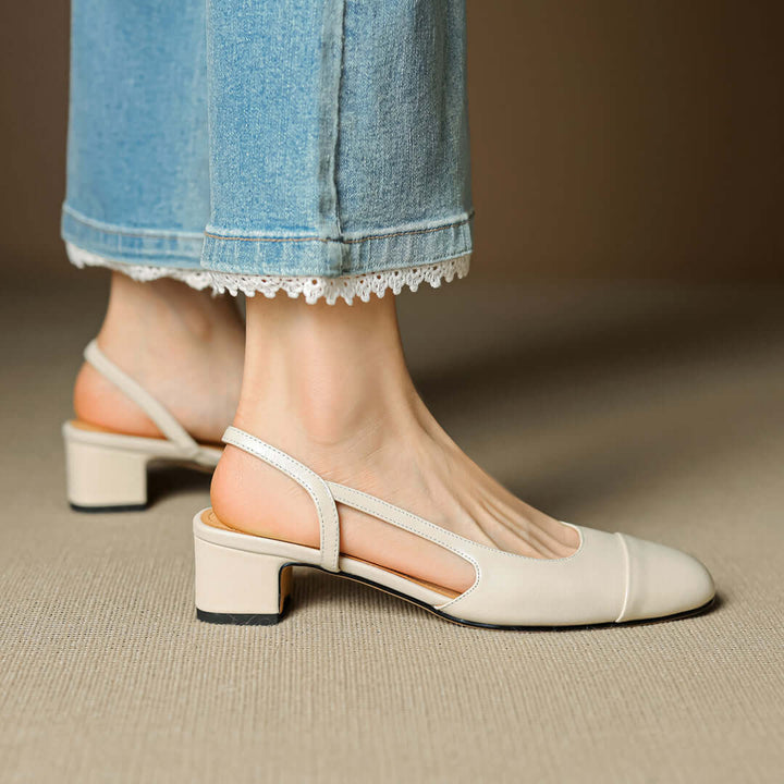 Olivia - Genuine Leather Pumps