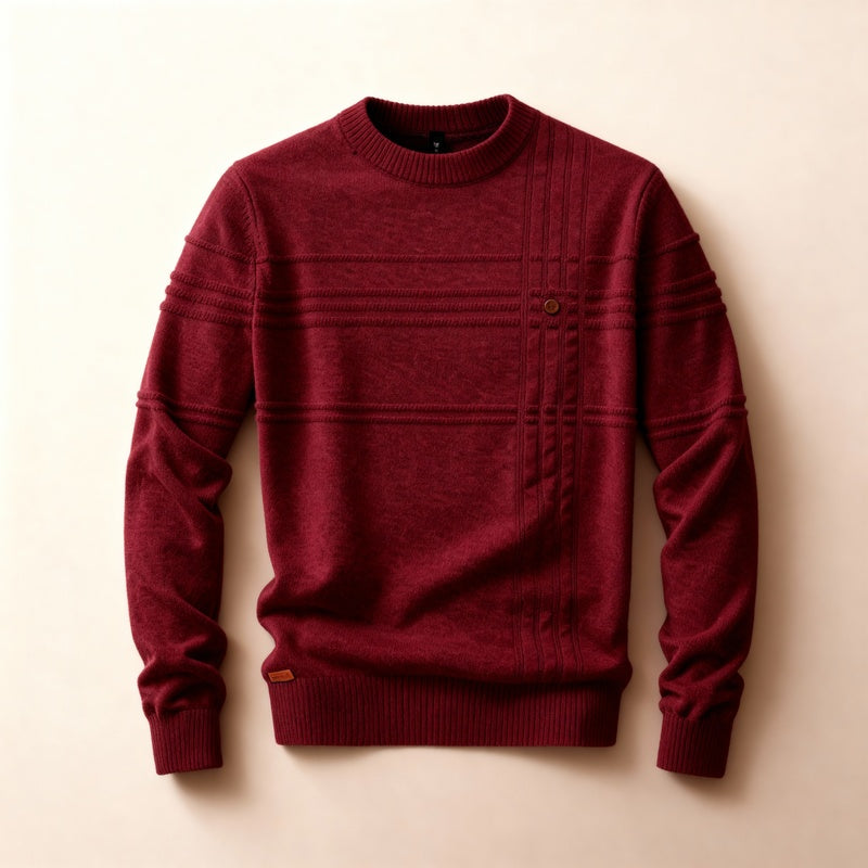 Matteo – Grid-Knit Sweater