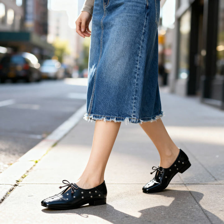 Miriam – Studded Loafers