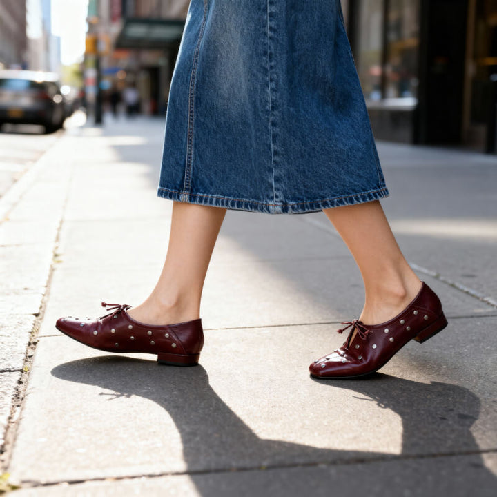 Miriam – Studded Loafers