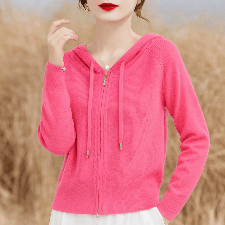 Zoe – Knit Hoodie
