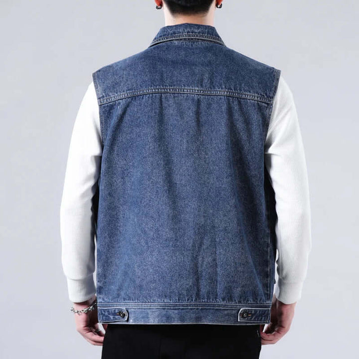 Aaron - Denim Vest