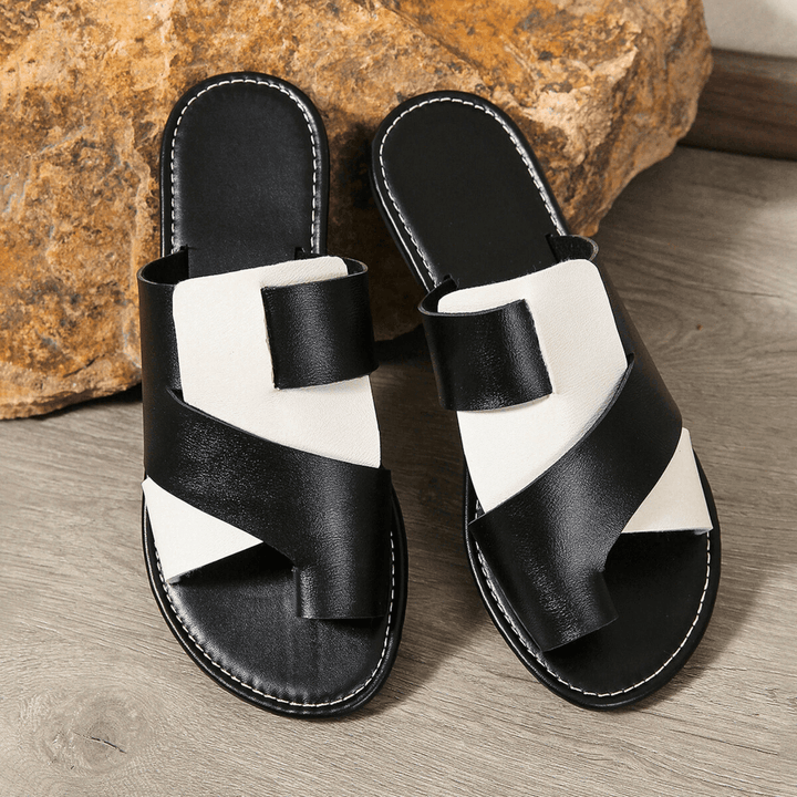 Leah - Cross Sandals
