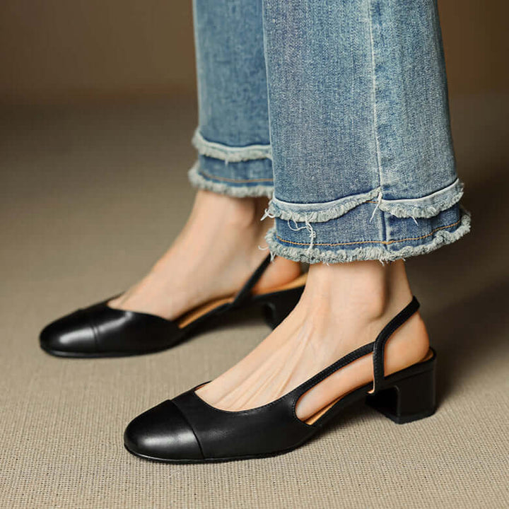 Olivia - Genuine Leather Pumps