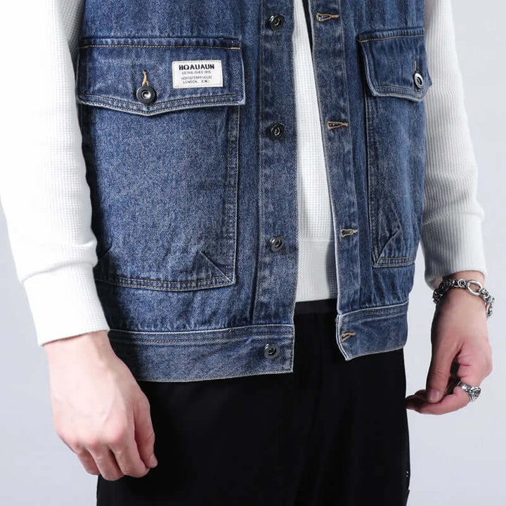 Aaron - Denim Vest