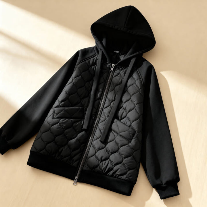 Natalie – Quilted Hoodie Jacket