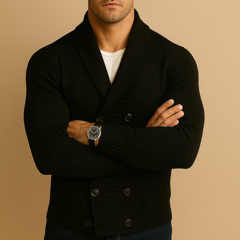 Taylor – Double Breasted Cardigan