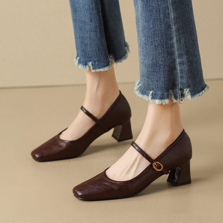 Daisy – Square Toe Heels