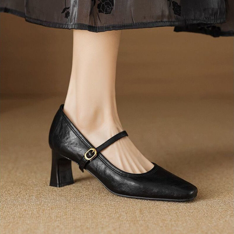 Daisy – Square Toe Heels