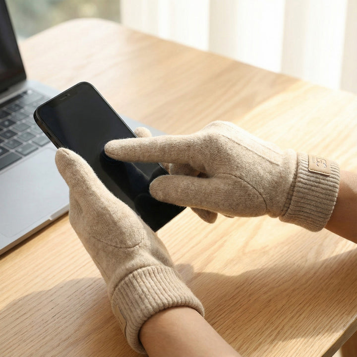 Nordic Cashmere Wool Touch Gloves